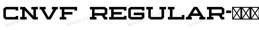 CNVF Regular字体转换
